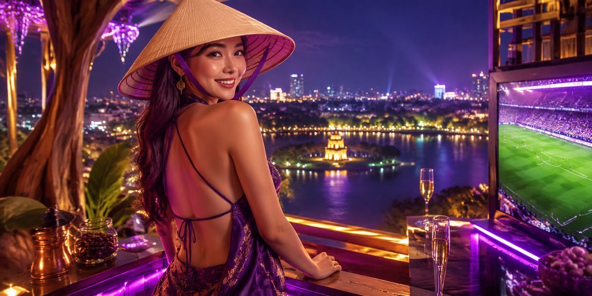 Người phụ nữ Hà Nội đội nón lá tham gia giải trí casino trực tuyến qua điện thoại